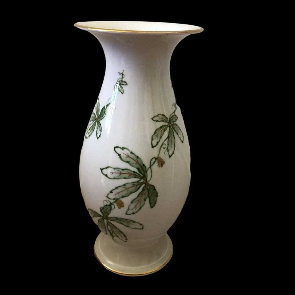 Heinrich & Co Hand Painted Vase 1920s Selb Bavaria Artist Signed A Dassler 12.5”
